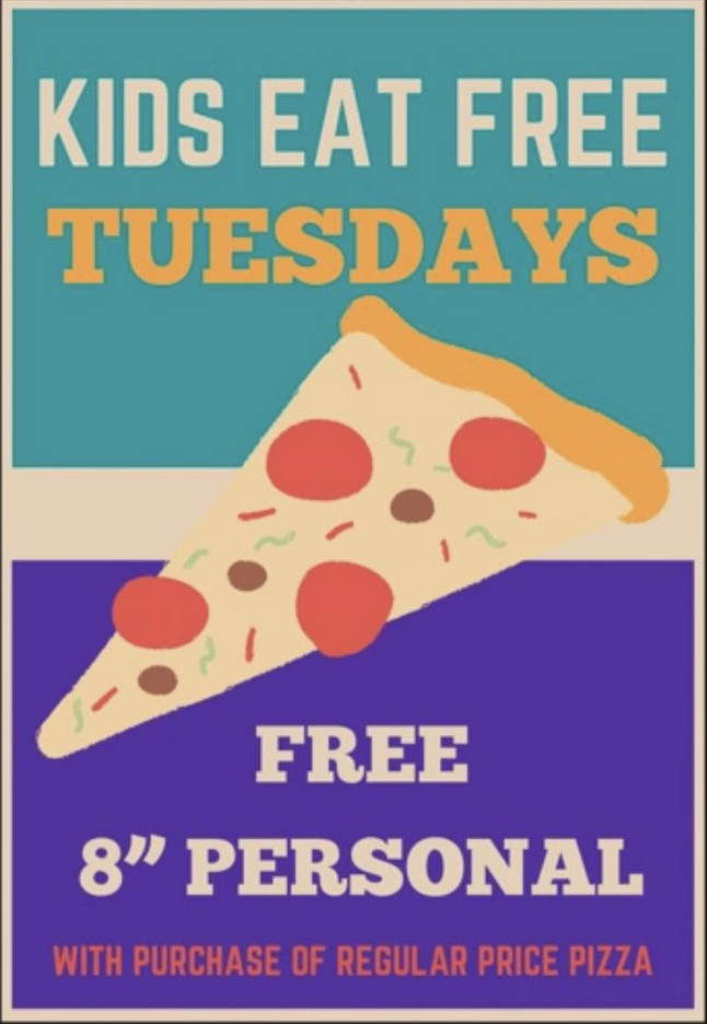 Kids Eat Free Tuesday  - Big City Pizza